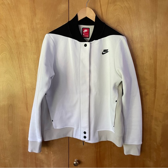 Jackets & Blazers - Nike Tech Fleece Knit Destroyer Bomber Jacket M
